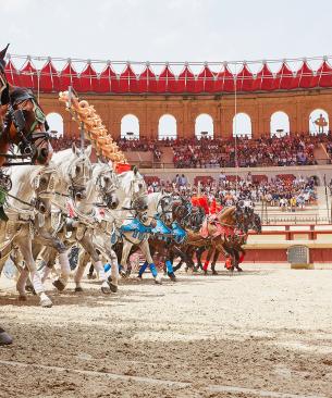 The chariot Race at Puy du Fou