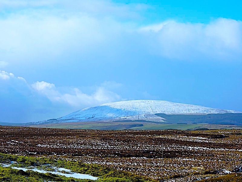 Driving over the Carnanmore Moors